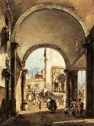 Francesco Guardi An Architectural Caprice before 1777 oil painting reproduction